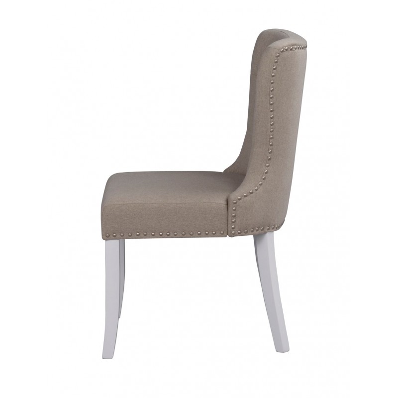 RO Ade Dining Chair Beige/White